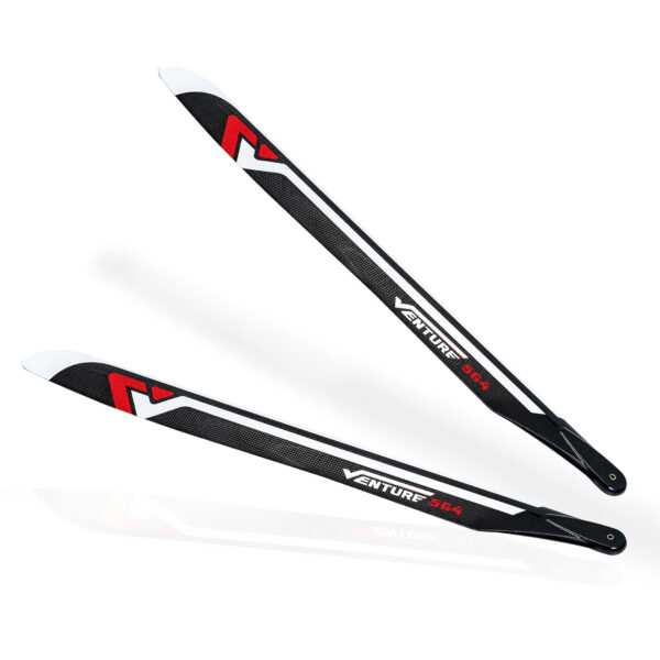 VENTURE 564mm Premium CF Blades – Red