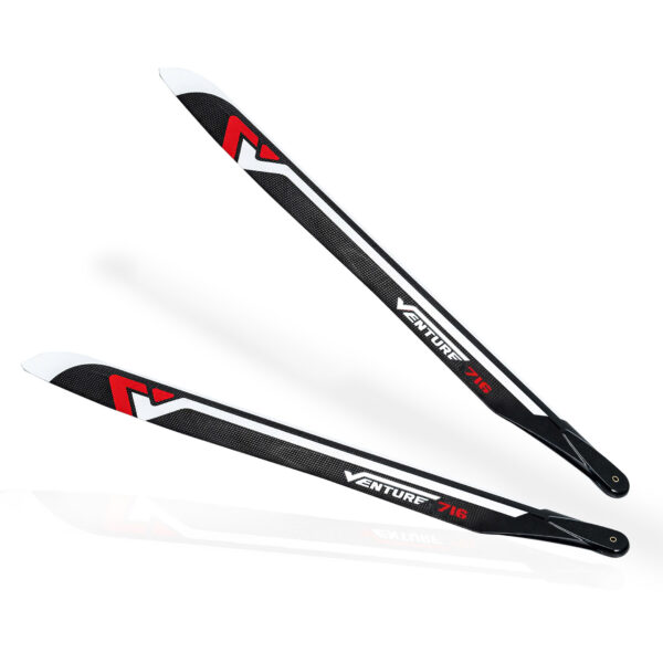 VENTURE 716mm Premium CF Blades - Red