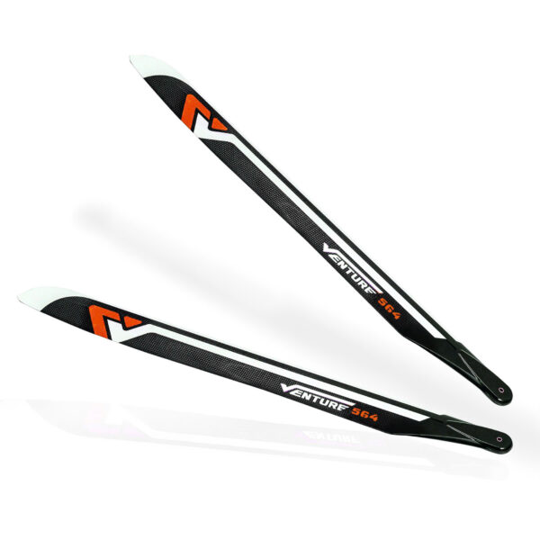 VENTURE 564mm Premium CF Blades – Orange